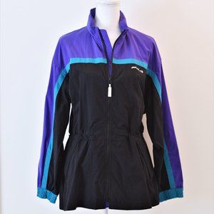 FILA Women's Lightweight Jacket Black/Multi Size M